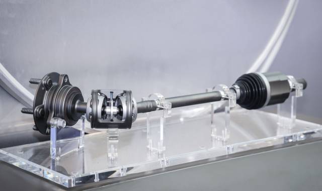 현대위아가 CES 2026에서 전시한 ‘듀얼 등속조인트(Dual C.V.Joint)’./현대위아/