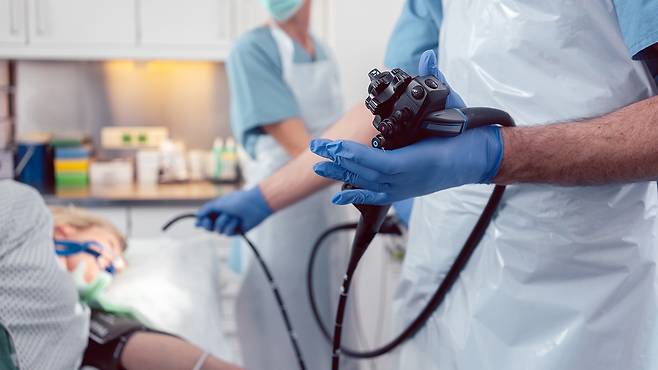 위내시경은 위뿐만 아니라 식도와 십이지장까지 소화기관 상부를 모두 확인할 수 있다｜출처: 클립아트코리아