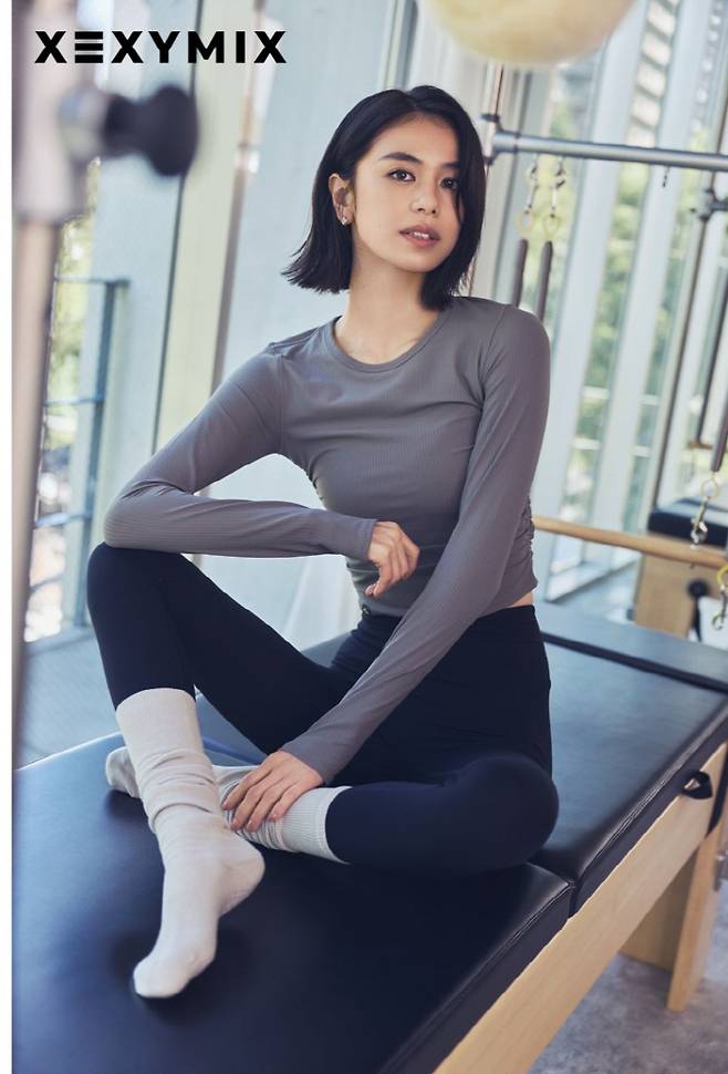 　젝시믹스 일본 모델 사토 하루미. 사진제공=젝시믹스