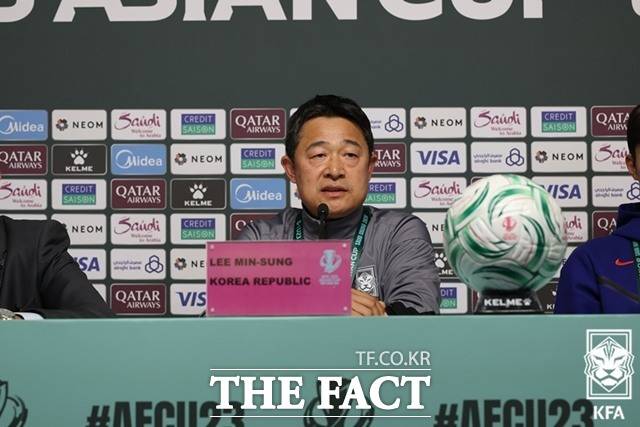 6년 만의 U23 아시안컵 정상 탈환에 나서는 한국의 이민성 감독./리야드=AP.뉴시스