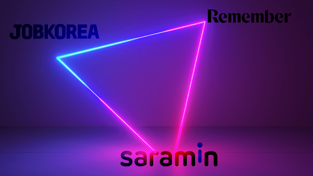 채용 플랫폼 3사(배경 출처=클립아트코리아)