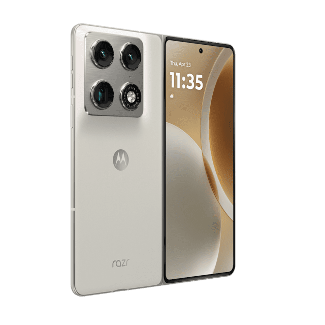 모토로라가 CES 2026에서 인폴딩 폴더블폰 '레이저 폴드'를 공개했다. (사진=모토로라)