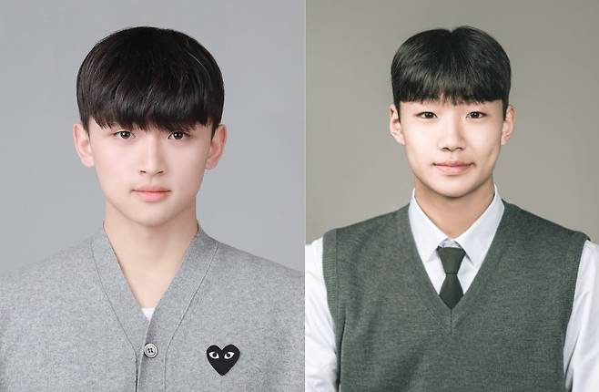 울산 대송고 윤재준(왼쪽)·화암고 문현서 학생. 울산교육청 제공