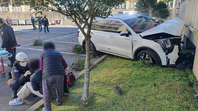 사고 현장. [제주도소방안전본부]