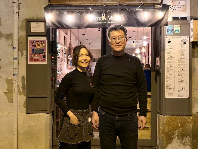 김치마마 신진호·권경애 대표.&nbsp; 최현태 기자