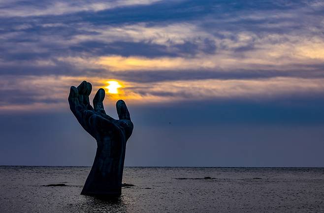 포항 호미곶 '상생의 손' [사진/임헌정 기자]
