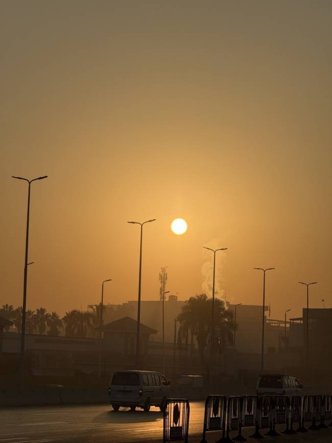 이집트에서 맞이하는 아침. /김윤지