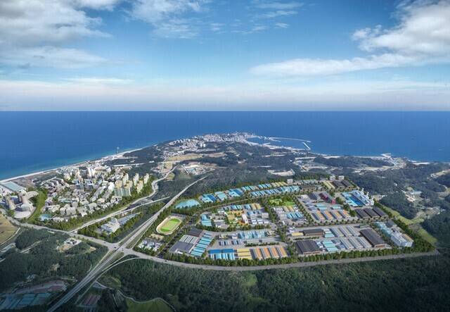 '울진 원자력수소 국가산업단지' 조감도. 울진군 제공