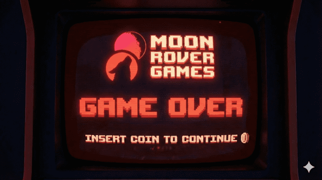 FPS 게임 개발사 '문로버게임즈'가 추가 자금 확보 실패로 운영 중단을 발표했다. 사진=제미나이 생성 이미지