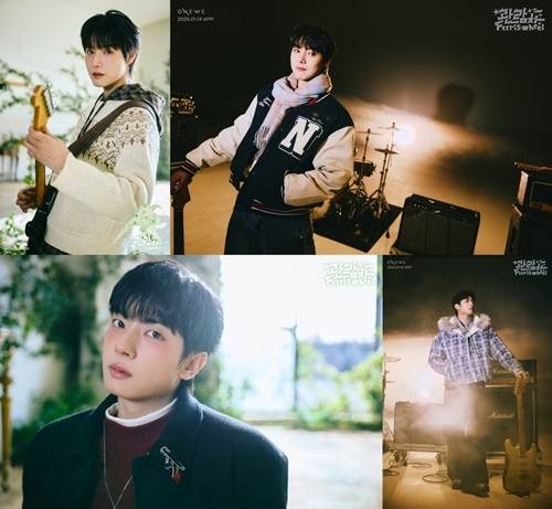 밴드 원위(ONEWE) 멤버 용훈과 강현이 동화 속 주인공 같은 비주얼을 자랑했다.