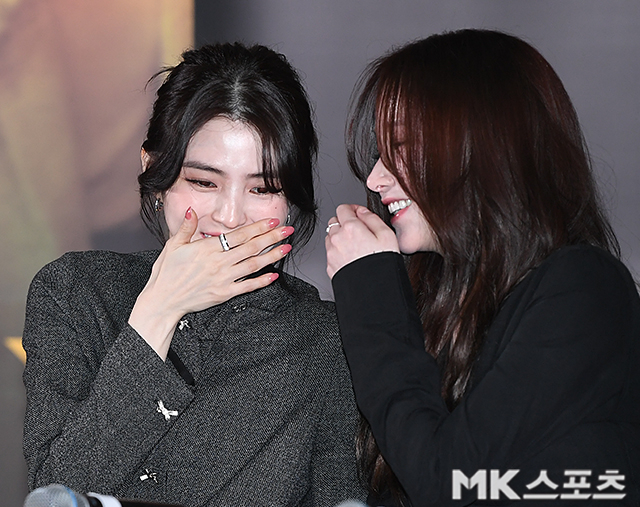 8일 오전 서울 송파구 롯데시네마 월드타워에서 영화 ‘프로젝트 Y’의 언론/배급 시사회 및 기자간담회가 열렸다. 자리에는 배우 한소희, 전종서, 김신록, 정영주, 이재균, 유아, 김성철, 이환 감독이 참석했다. / 사진 = 천정환 기자