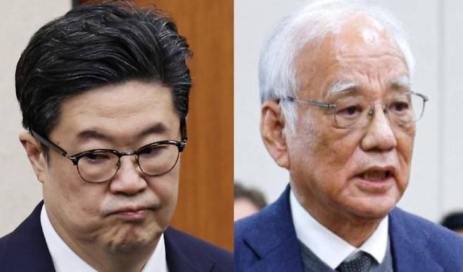 김병주 MBK파트너스 회장(왼쪽), 장형진 영풍 고문(오른쪽). /사진=뉴스1