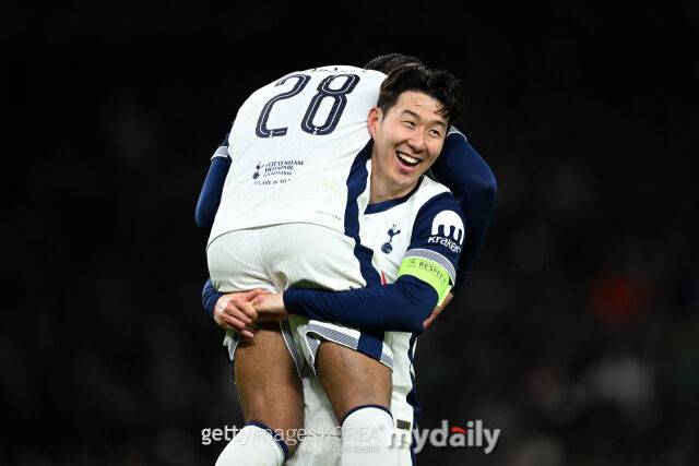 손흥민과 오도베르/게티이미지코리아