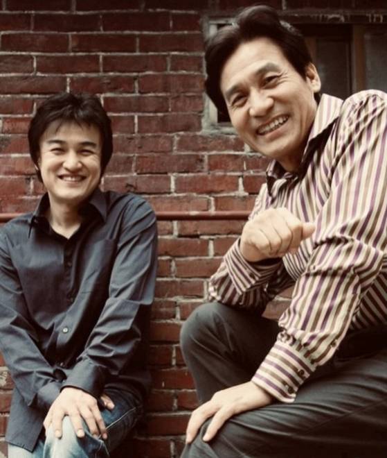 배우 박중훈, 안성기(왼쪽부터). 박중훈 SNS 캡처.