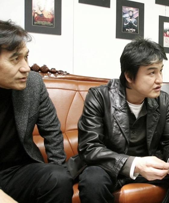 배우 박중훈, 안성기(왼쪽부터). 박중훈 SNS 캡처.