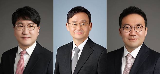 (왼쪽부터) 법무법인 율촌의 이재근, 민철기, 김성우 변호사. /법무법인 율촌