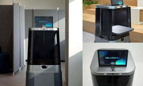 현대차·기아가 미국 라스베이거스에서 열린 'CES 파운드리 2026'에 참가해 인공지능(AI) 반도체 전문기업 '딥엑스'와 협력으로 '온-디바이스(On-Device) AI'를 위한 AI 칩 개발을 완료하고 양산을 위한 준비를 마쳤다 8일(현지시간) 밝혔다. 사진은 현대차·기아 로보틱스랩이 자체 개발한 AI 제어기를 장착한 배달로봇 'DAL-e Delivery(달이 딜리버리)' 모습. 사진=현대차그룹 제공