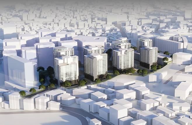 청화아파트 재건축 조감도 [용산구 제공. 재판매 및 DB 금지]