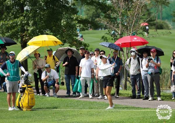 3월 태국에서 열리는 개막전을 시작으로 2026시즌&nbsp;KLPGA&nbsp;정규투어가&nbsp;11월까지 총&nbsp;31개 대회가 열린다.(지난해 9월 18일 인천 청라 베어즈베스트 청라GC에서 열린 하나금융그룹 챔피언십 1라운드 3번홀에서 리디아 고가 트러블샷을 하고 있다.) /사진=뉴시스