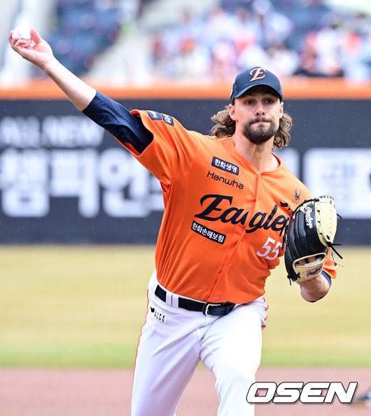 [OSEN=최규한 기자] 한화 시절 라이언 와이스. 2025.03.29 / dreamer@osen.co.kr