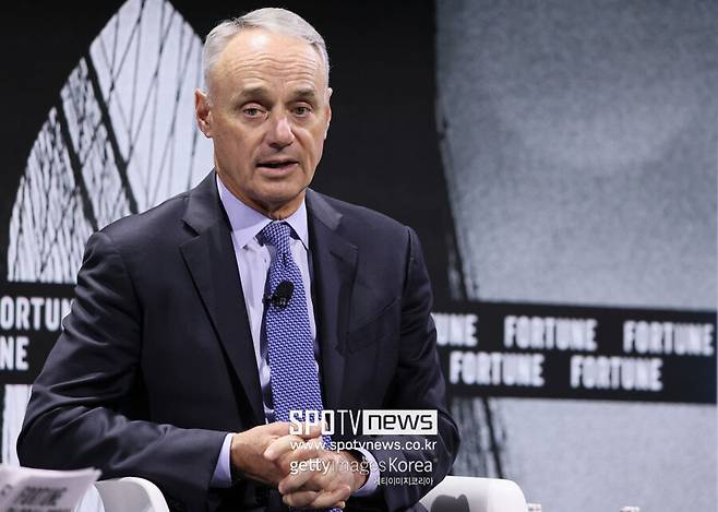 ▲ 메이저리그 롭 만프레드 커미셔너.