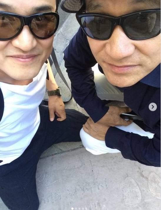 박중훈 고 안성기 /사진= 박중훈 개인계정