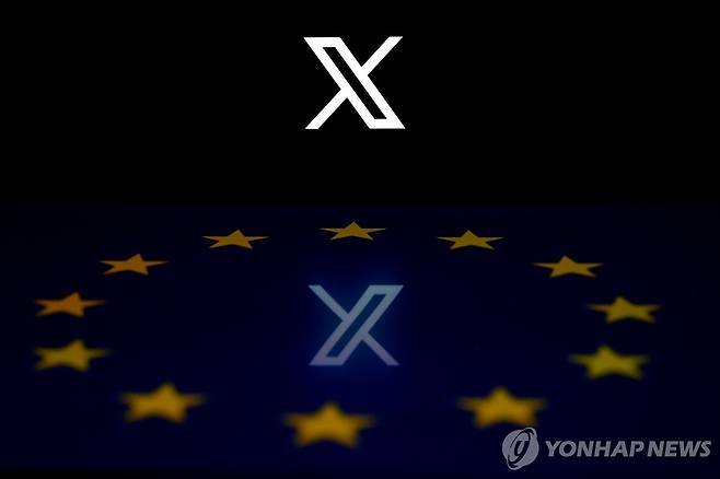 EU, 엑스 로고 [AFP 연합뉴스 자료사진. 재판매 및 DB 금지]