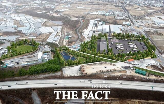 기후대응 도시숲 거창복합차고지 조감도 /거창군