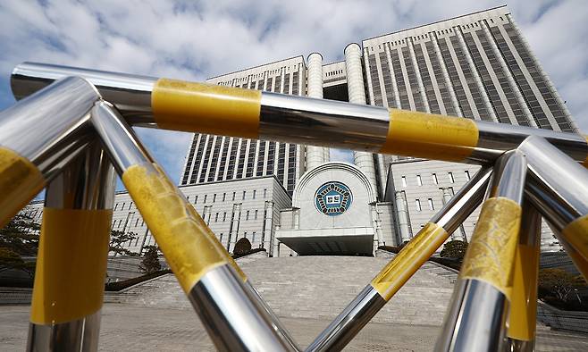 9일 서울 서초구 서울중앙지법의 모습. 뉴스1