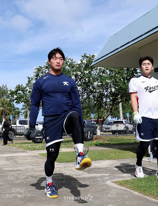 [한번에쓱]야구대표팀 사이판전지훈련 첫날, KBO 대표선수들 다 모으니 이번에는 일낼것 같은 분위기