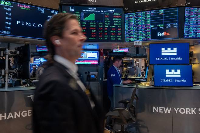 뉴욕증권거래소.(사진=AFP)