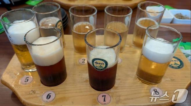 북한을 대표하는 맥주 브랜드 '대동강맥주'가 최소 8종의 라인업을 갖춘 것으로 11일 확인됐다.(텔레그램 갈무리).
