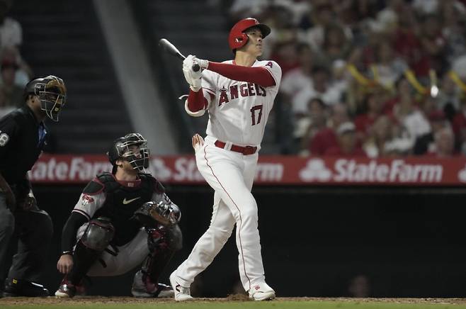 오타니 쇼헤이는 2023년 LA 에인절스에서 연봉 3000만달러를 받았다. AP연합뉴스