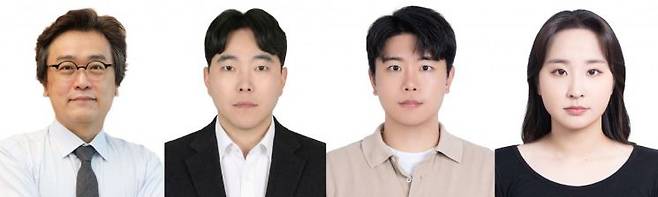(왼쪽부터) GIST 생명과학부 남정석 교수, 부산대학교 김형식 교수, GIST 장태영 석박통합과정생, GIST 전소엘 석박통합과정생.