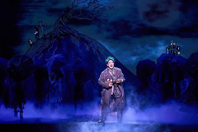 뮤지컬 <비틀쥬스> 공연 장면.   CJ ENM 제공