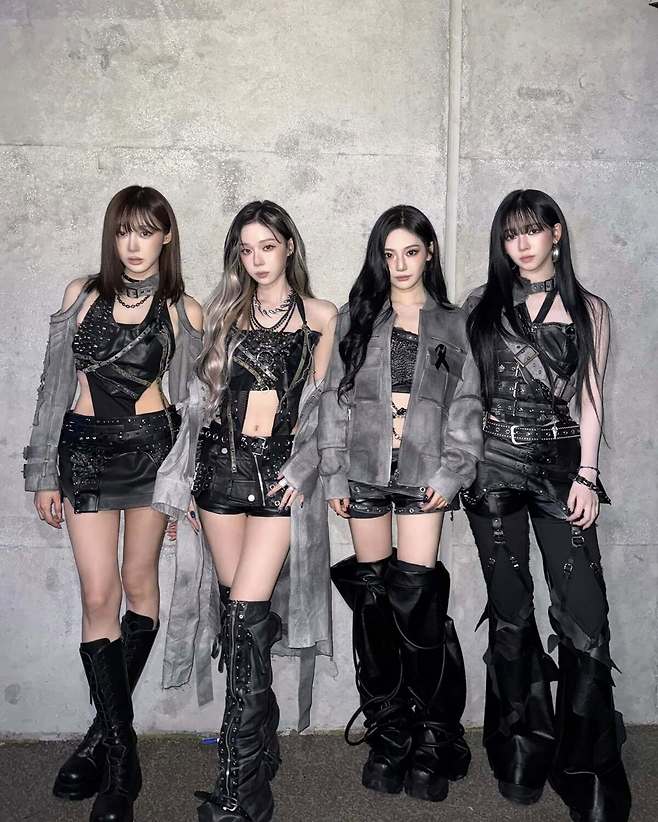 걸그룹 에스파. 에스파 페이스북 캡처