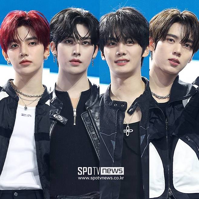 ▲ 장하오, 리키, 김규빈, 한유진(왼쪽부터). ⓒ곽혜미 기자