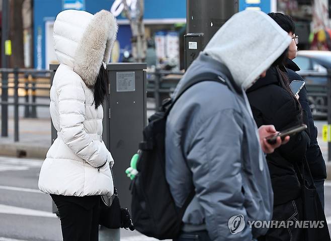출근길 강추위 [연합뉴스 자료사진]