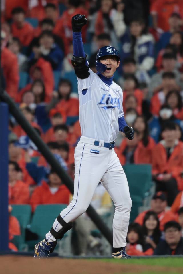 삼성 라이온즈의 구자욱. 삼성 제공