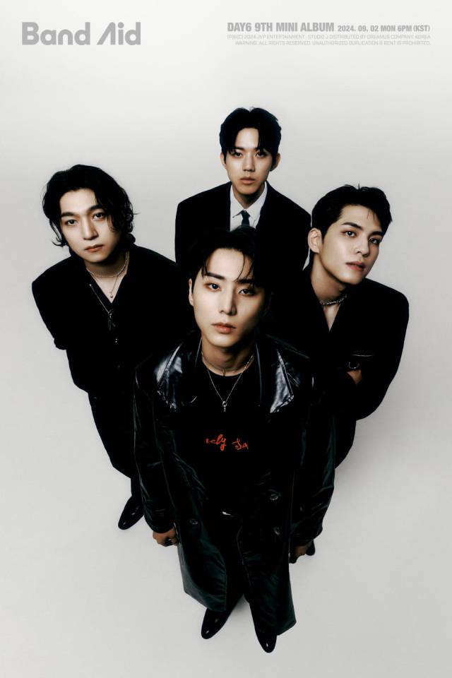 밴드 데이식스. JYP엔터테인먼트 제공