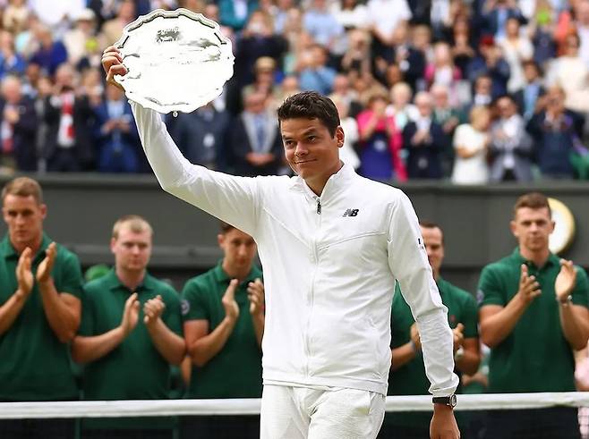 2016년 윔블던에서 준우승했던 밀로스 라오니치.