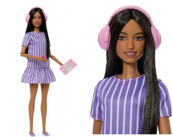 글로벌 장난감 제조업체 마텔이 출시한 자폐 스펙트럼이 반영된 바비 인형. 마텔 홈페이지