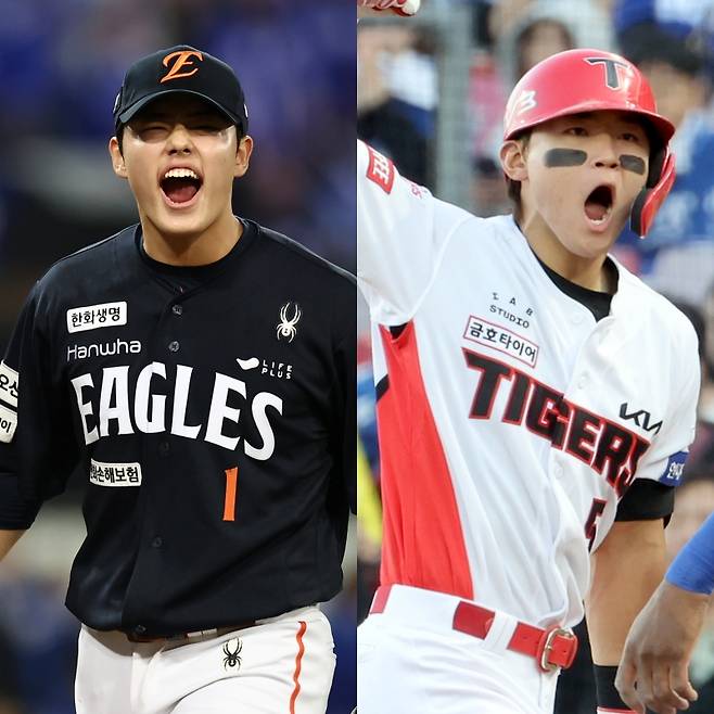 한화 문동주-KIA 김도영. 사진=연합뉴스