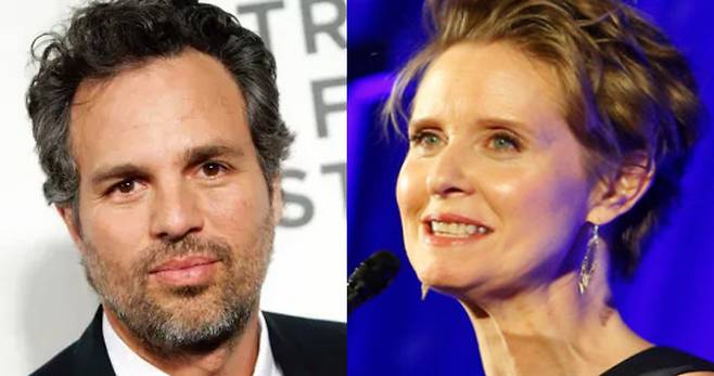 (왼쪽부터) 마크 러펄로. 신시아 닉슨