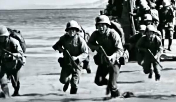 1950년 9월15일 인천상륙작전 당시의 모습. 인천시 AI 영상 캡쳐