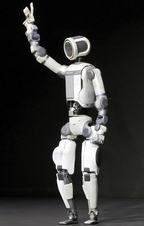 현대차가 CES 2026에서 공개한 휴머노이드 로봇 ‘아틀라스’. [뉴스1]