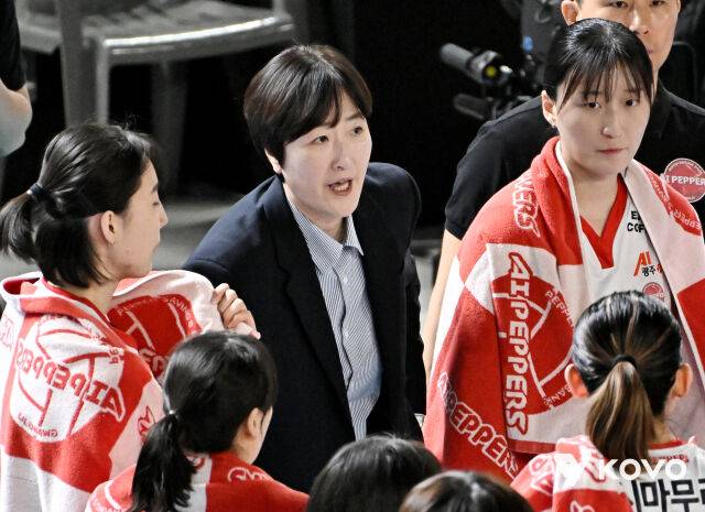 페퍼저축은행 장소연 감독./KOVO