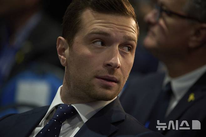 [예루살렘=AP/뉴시스] 프랑스 극우 국민연합(RN)의 조르당 바르델라 대표. 바르델라가 12일(현지시각) 그린란드 장악을 공약하는 도널드 트럼프 미 대통령을 비난했다. 2026.1.13.