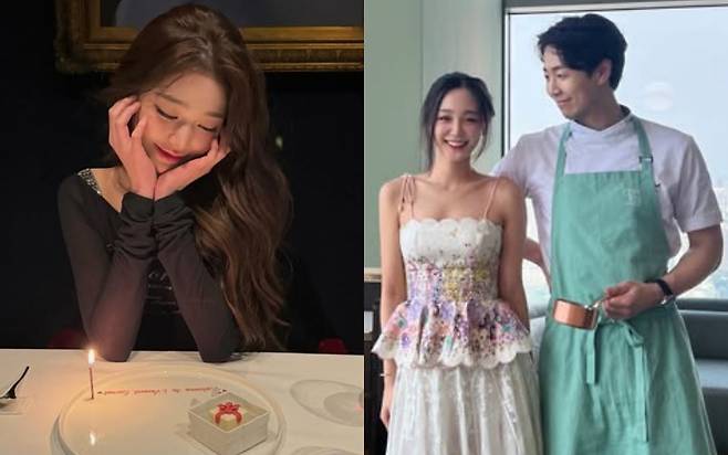 장원영, 이주영 SNS