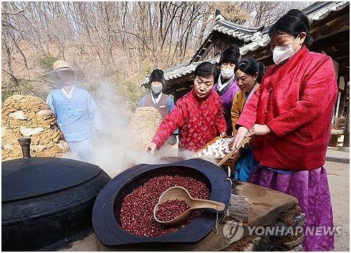 동지팥죽 [연합뉴스 자료사진]
